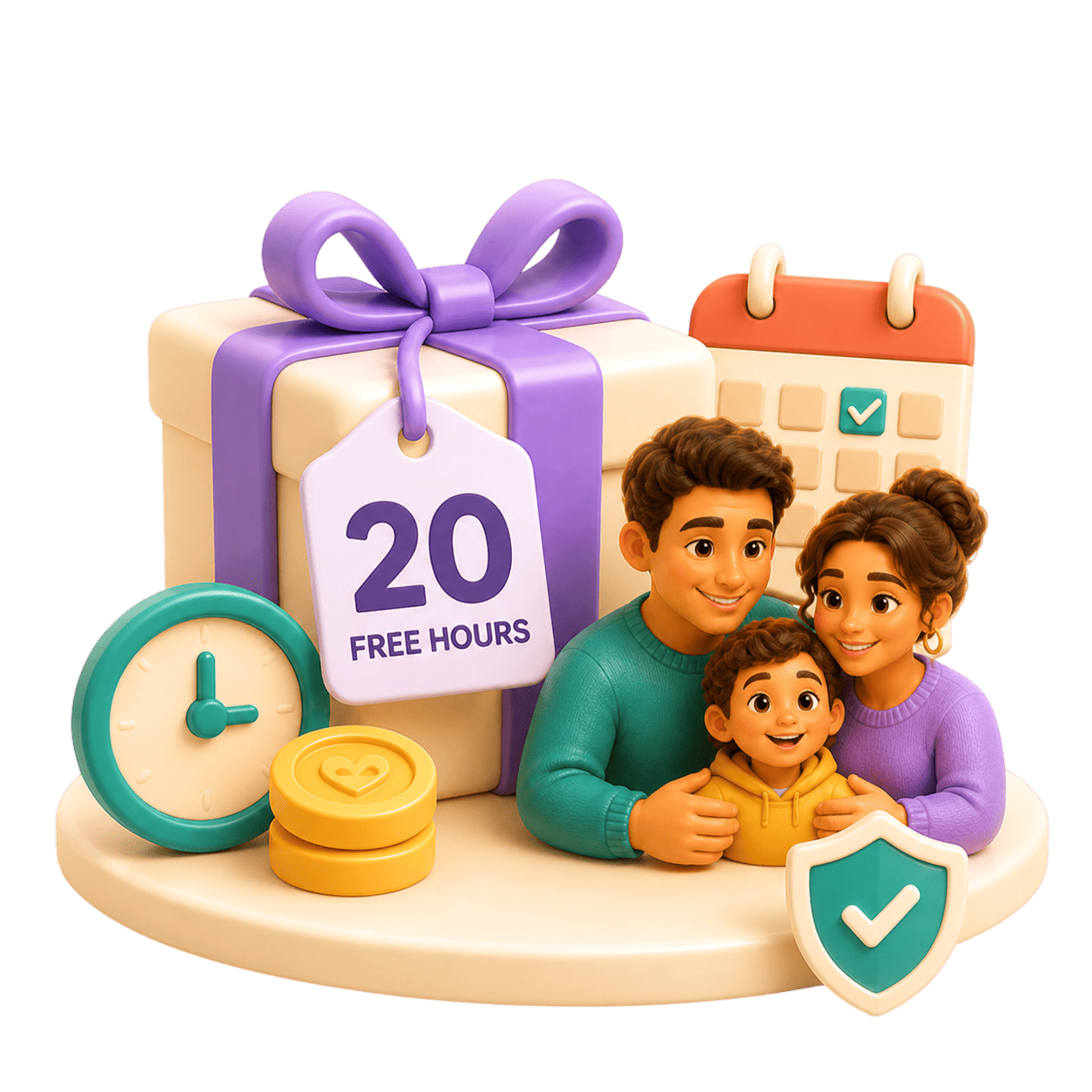 20 free hours welcome bonus