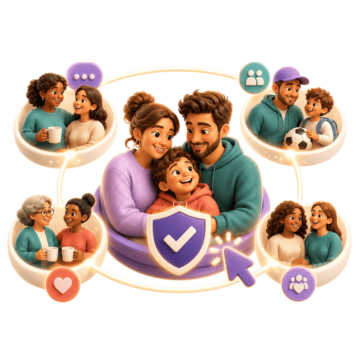 Build your circle illustration